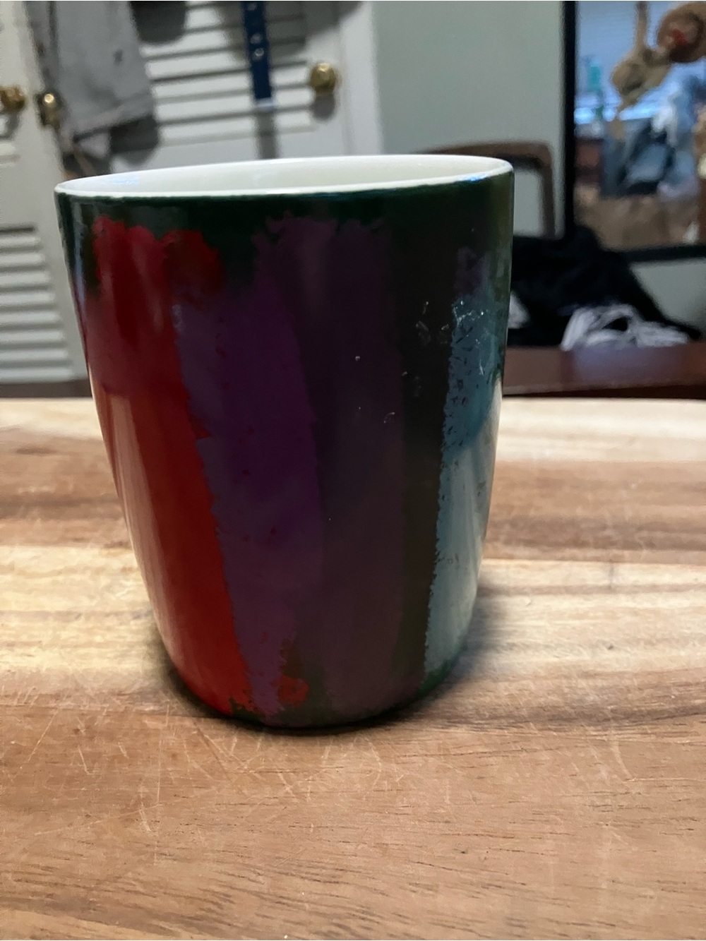 Starbucks 2021 Multicolor Brushstroke Ceramic Coffee Mug
